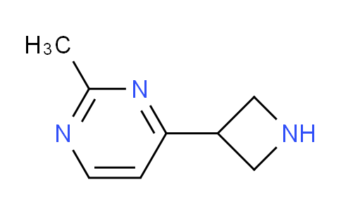 CAS No. 1236861-81-6, 4-(Azetidin-3-yl)-2-methylpyrimidine