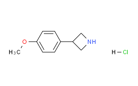 CAS No. 7606-35-1, 3-(4-Methoxyphenyl)azetidine hydrochloride