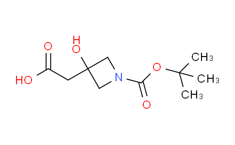 CAS No. 1154760-03-8, 2-(1-(tert-Butoxycarbonyl)-3-hydroxyazetidin-3-yl)acetic acid