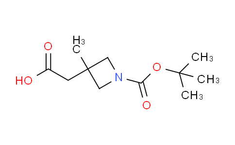CAS No. 1422344-49-7, 2-(1-(tert-Butoxycarbonyl)-3-methylazetidin-3-yl)acetic acid