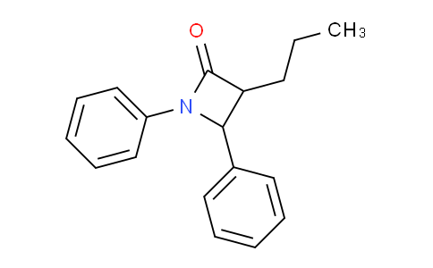 CAS No. 24371-49-1, 1,4-Diphenyl-3-propylazetidin-2-one