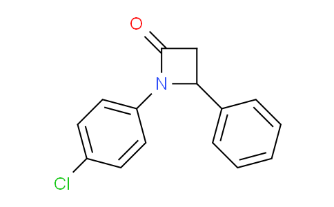 CAS No. 33912-39-9, 1-(4-Chlorophenyl)-4-phenylazetidin-2-one
