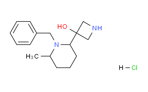 CAS No. 934666-22-5, 3-(1-Benzyl-6-methylpiperidin-2-yl)azetidin-3-ol hydrochloride