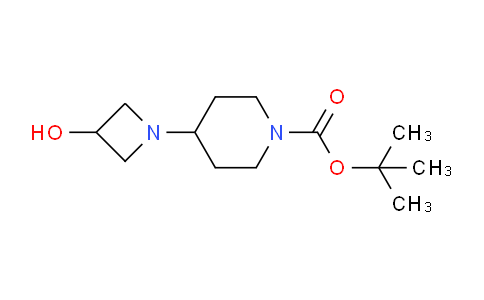 CAS No. 1258640-55-9, tert-Butyl 4-(3-hydroxyazetidin-1-yl)piperidine-1-carboxylate