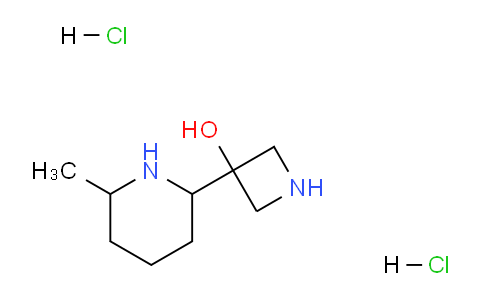 CAS No. 934666-23-6, 3-(6-Methylpiperidin-2-yl)azetidin-3-ol dihydrochloride