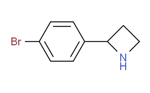 CAS No. 1270542-80-7, 2-(4-Bromophenyl)azetidine