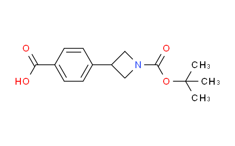 CAS No. 908334-10-1, 4-(1-(tert-Butoxycarbonyl)azetidin-3-yl)benzoic acid