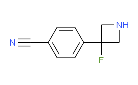 CAS No. 1533519-65-1, 4-(3-Fluoroazetidin-3-yl)benzonitrile