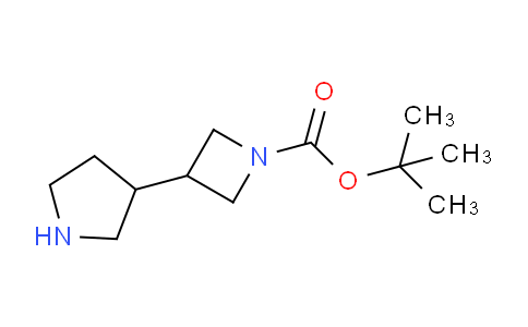CAS No. 1251019-03-0, tert-Butyl 3-(pyrrolidin-3-yl)azetidine-1-carboxylate