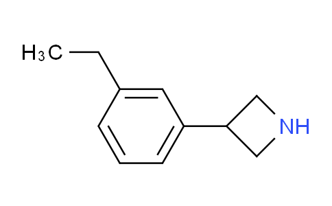 CAS No. 1260856-29-8, 3-(3-Ethylphenyl)azetidine