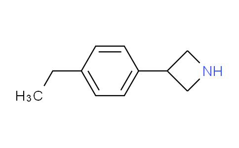 CAS No. 1260865-61-9, 3-(4-Ethylphenyl)azetidine
