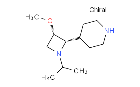 CAS No. 1706460-68-5, 4-((2S,3S)-1-Isopropyl-3-methoxyazetidin-2-yl)piperidine
