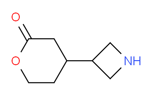 CAS No. 1439991-18-0, 4-(Azetidin-3-yl)tetrahydro-2H-pyran-2-one