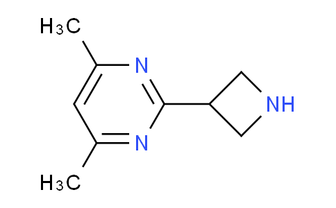 CAS No. 1236861-92-9, 2-(Azetidin-3-yl)-4,6-dimethylpyrimidine