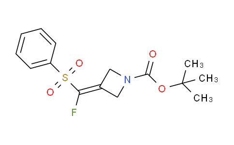 CAS No. 1187595-97-6, tert-Butyl 3-(fluoro(phenylsulfonyl)methylene)azetidine-1-carboxylate