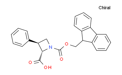 DY719429 | 204320-45-6 | trans-1-(((9H-Fluoren-9-yl)methoxy)carbonyl)-3-phenylazetidine-2-carboxylic acid