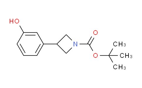 CAS No. 916899-85-9, tert-Butyl 3-(3-hydroxyphenyl)azetidine-1-carboxylate