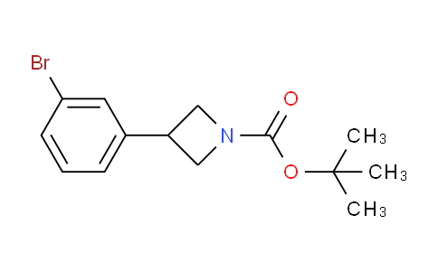 CAS No. 1203681-54-2, tert-Butyl 3-(3-bromophenyl)azetidine-1-carboxylate
