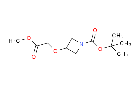 CAS No. 1619991-56-8, tert-Butyl 3-(2-methoxy-2-oxoethoxy)azetidine-1-carboxylate