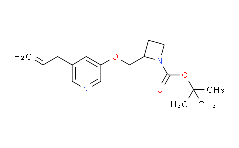 CAS No. 1311254-61-1, tert-Butyl 2-(((5-allylpyridin-3-yl)oxy)methyl)azetidine-1-carboxylate