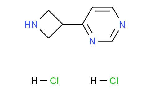 CAS No. 1384264-47-4, 4-(Azetidin-3-yl)pyrimidine dihydrochloride
