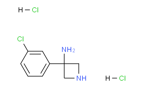 CAS No. 1384265-06-8, 3-(3-Chlorophenyl)azetidin-3-amine dihydrochloride