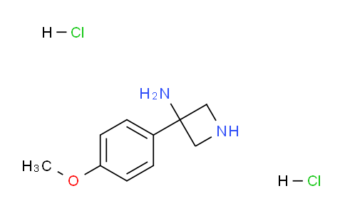 CAS No. 1384264-63-4, 3-(4-Methoxyphenyl)azetidin-3-amine dihydrochloride