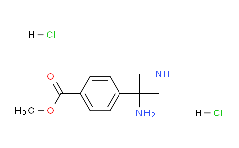 CAS No. 1384264-31-6, Methyl 4-(3-aminoazetidin-3-yl)benzoate dihydrochloride