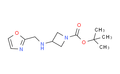 CAS No. 1398504-19-2, tert-Butyl 3-((oxazol-2-ylmethyl)amino)azetidine-1-carboxylate