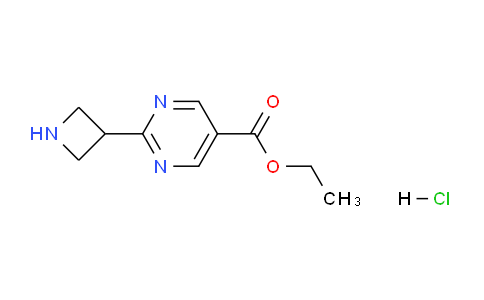 CAS No. 1447606-45-2, Ethyl 2-(azetidin-3-yl)pyrimidine-5-carboxylate hydrochloride