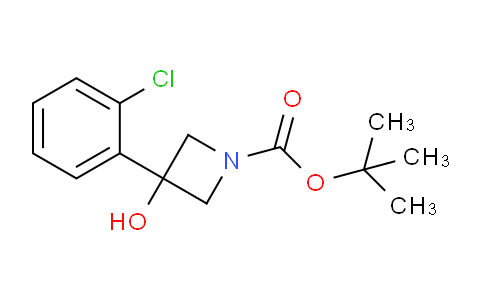 CAS No. 1481861-44-2, tert-Butyl 3-(2-chlorophenyl)-3-hydroxyazetidine-1-carboxylate