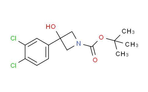 CAS No. 1447464-06-3, tert-Butyl 3-(3,4-dichlorophenyl)-3-hydroxyazetidine-1-carboxylate
