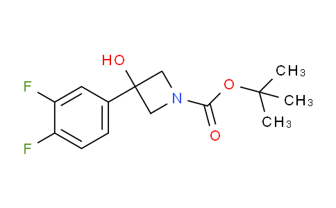 CAS No. 1227617-38-0, tert-Butyl 3-(3,4-difluorophenyl)-3-hydroxyazetidine-1-carboxylate