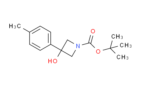 MC719478 | 1472706-57-2 | tert-Butyl 3-hydroxy-3-(p-tolyl)azetidine-1-carboxylate