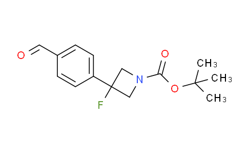 CAS No. 1357614-52-8, tert-Butyl 3-fluoro-3-(4-formylphenyl)azetidine-1-carboxylate