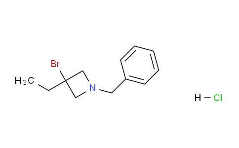 CAS No. 1823900-26-0, 1-Benzyl-3-bromo-3-ethylazetidine hydrochloride