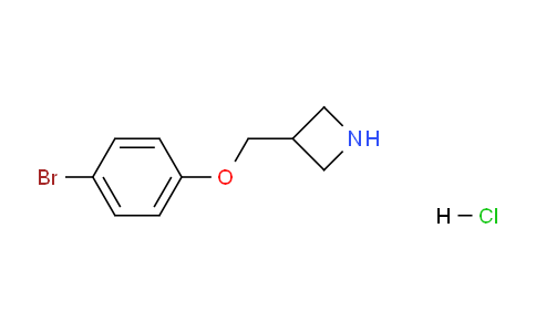 CAS No. 1956326-76-3, 3-((4-Bromophenoxy)methyl)azetidine hydrochloride