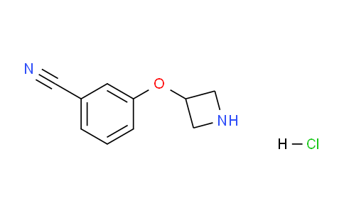 CAS No. 1350362-25-2, 3-(Azetidin-3-yloxy)benzonitrile hydrochloride