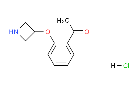 CAS No. 1956382-39-0, 1-(2-(Azetidin-3-yloxy)phenyl)ethanone hydrochloride