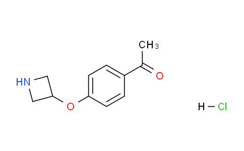 CAS No. 1956379-17-1, 1-(4-(Azetidin-3-yloxy)phenyl)ethanone hydrochloride