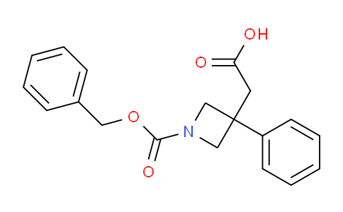CAS No. 1956327-96-0, 2-(1-((Benzyloxy)carbonyl)-3-phenylazetidin-3-yl)acetic acid