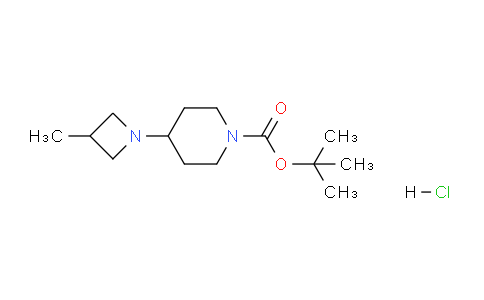 CAS No. 1956385-02-6, tert-Butyl 4-(3-methylazetidin-1-yl)piperidine-1-carboxylate hydrochloride