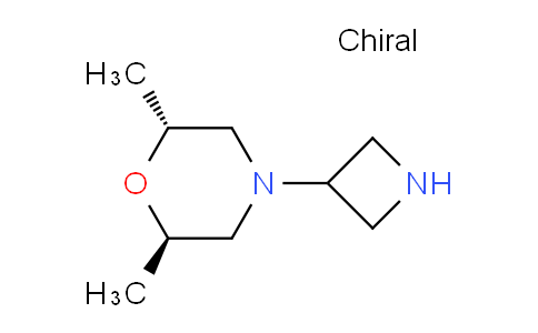 CAS No. 1821779-44-5, (2R,6R)-4-(Azetidin-3-yl)-2,6-dimethylmorpholine