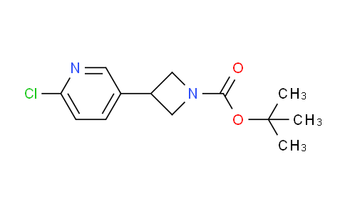 CAS No. 870689-19-3, tert-Butyl 3-(6-chloropyridin-3-yl)azetidine-1-carboxylate