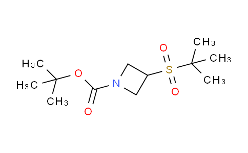 CAS No. 1820686-28-9, tert-Butyl 3-(tert-butylsulfonyl)azetidine-1-carboxylate