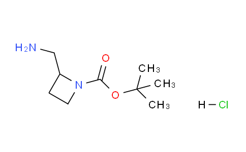 CAS No. 1210002-57-5, tert-Butyl 2-(aminomethyl)azetidine-1-carboxylate hydrochloride