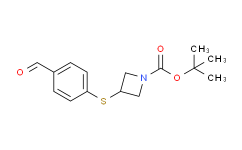 CAS No. 1820718-53-3, tert-Butyl 3-((4-formylphenyl)thio)azetidine-1-carboxylate