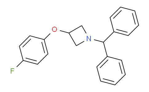 CAS No. 63843-76-5, 1-Benzhydryl-3-(4-fluorophenoxy)azetidine