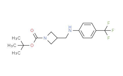 CAS No. 887590-26-3, tert-Butyl 3-(((4-(trifluoromethyl)phenyl)amino)methyl)azetidine-1-carboxylate