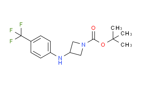 CAS No. 887580-36-1, tert-Butyl 3-((4-(trifluoromethyl)phenyl)amino)azetidine-1-carboxylate